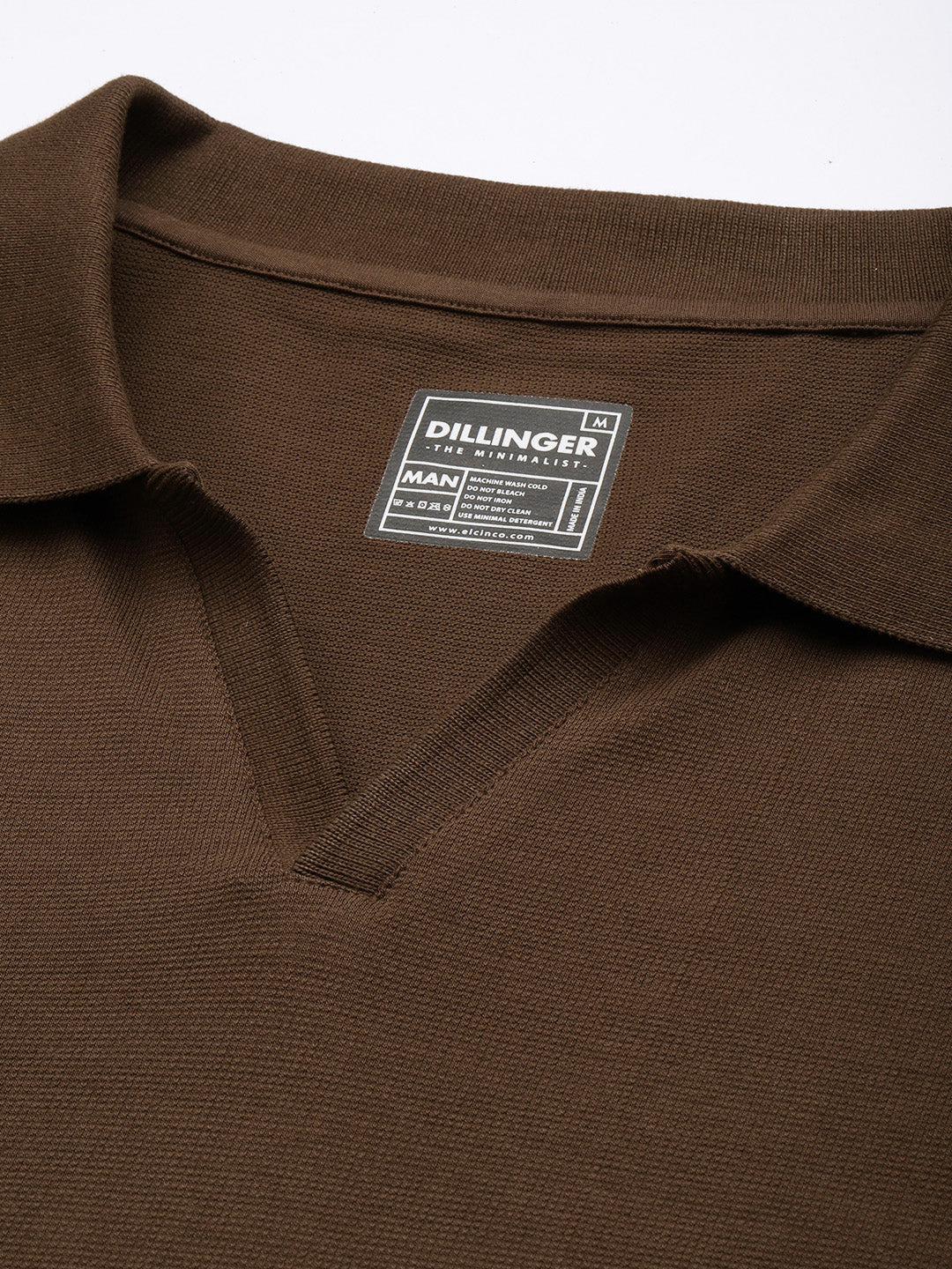 Mens Half Sleeve Polo Neck Solid Oversized Fit Tshirts