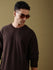 Mens Full Sleeve Round Neck Oversized Fit T-Shirts