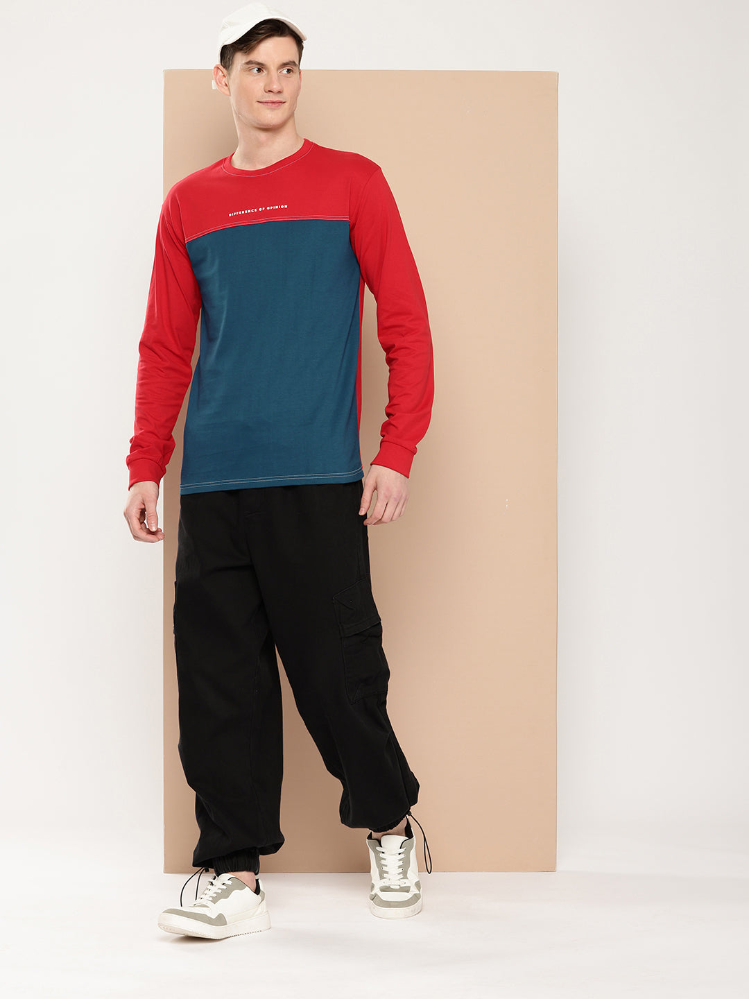Mens Full Sleeve Round Neck Printed Regular Fit Tshirts