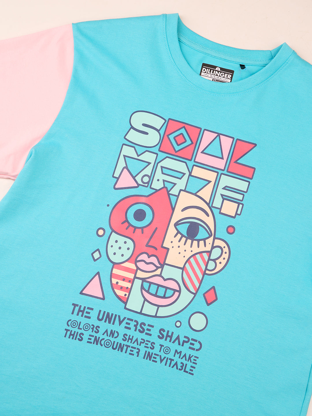 Womens Printed Oversized Fit Cotton T-Shirt