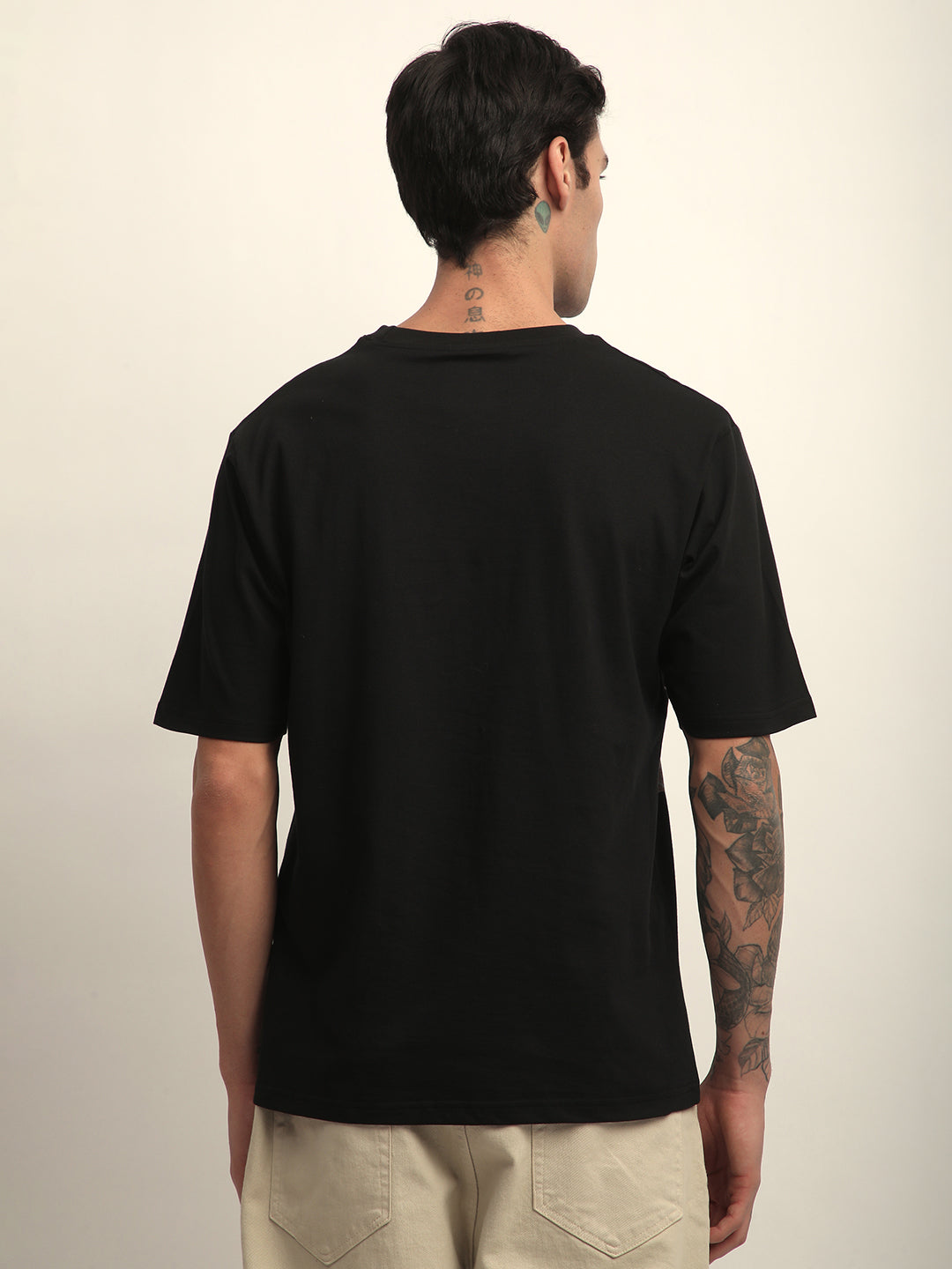 Mens Half Sleeve Round Neck Printed Oversized Fit Tshirts