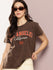 Womens Half Sleeve Round Neck Printed Boxy Fit Tshirts