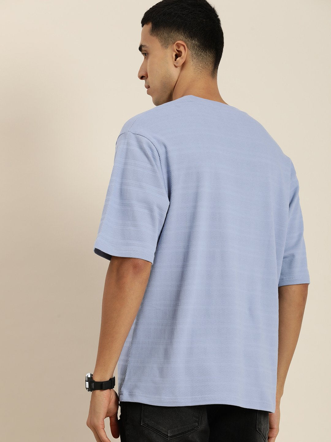 Mens Half Sleeve Round Neck Oversized Fit T-Shirts