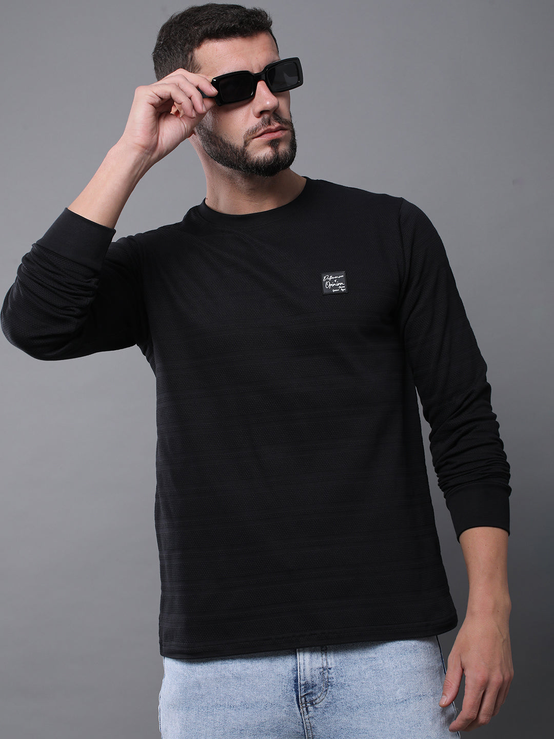 Mens Full Sleeve Round Neck Regular Fit T-Shirts