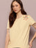 Womens Half Sleeve Round Neck Embroidered Boxy Fit Tshirts