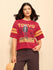 Womens Printed Oversized Cotton T-Shirt