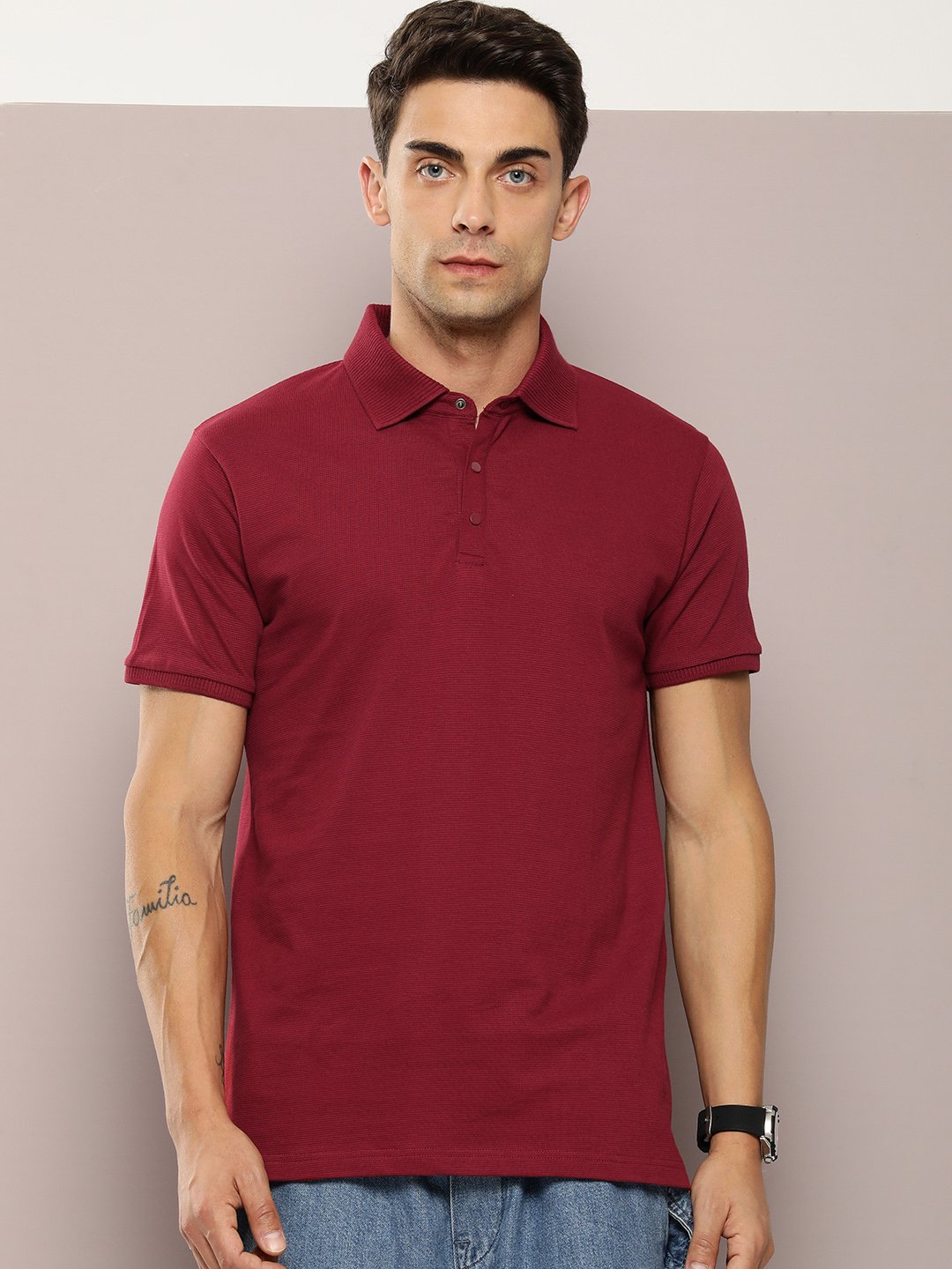 Mens Half Sleeve Regular Fit Polo T-Shirts