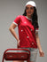 Womens Half Sleeve Round Neck Embroidery Regular Fit Tshirts