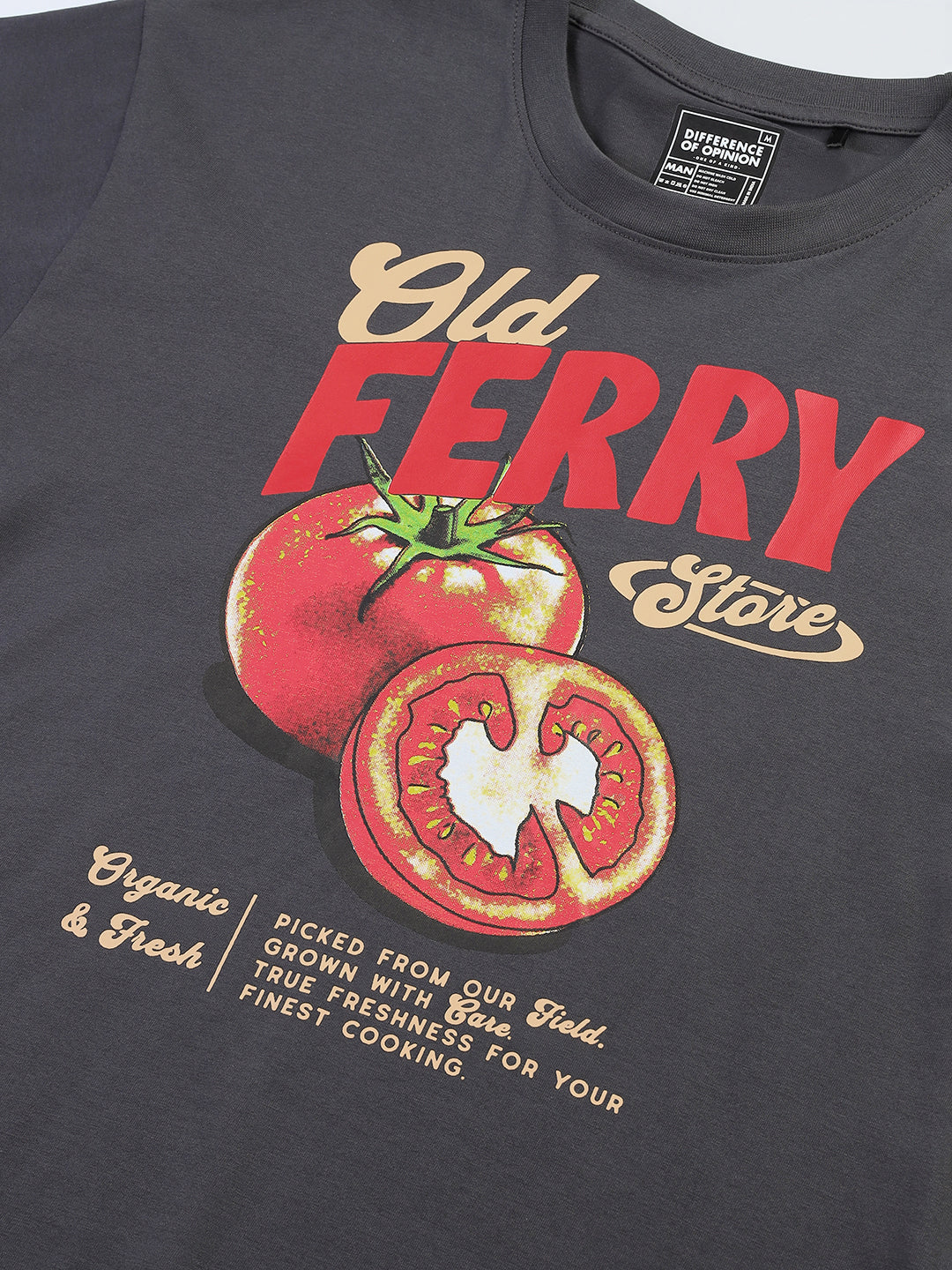Mens Printed Oversized Cotton Round Neck Tshirt