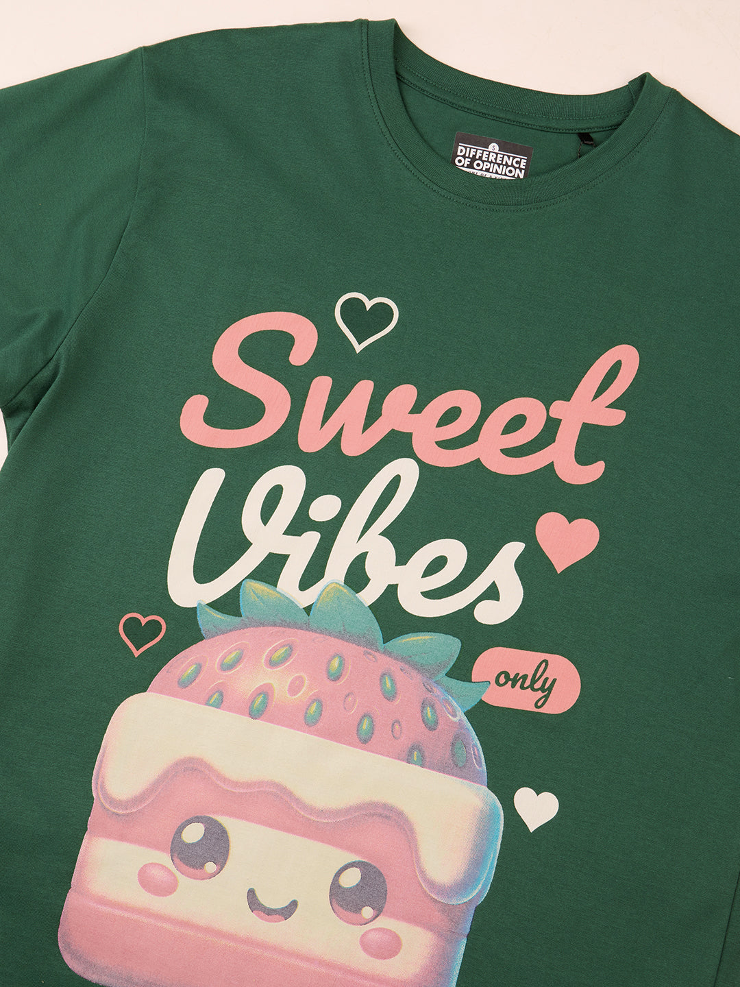 Womens Printed Oversized Cotton T-Shirt