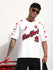 Mens Half Sleeve Round Neck Printed Oversized Fit Tshirts