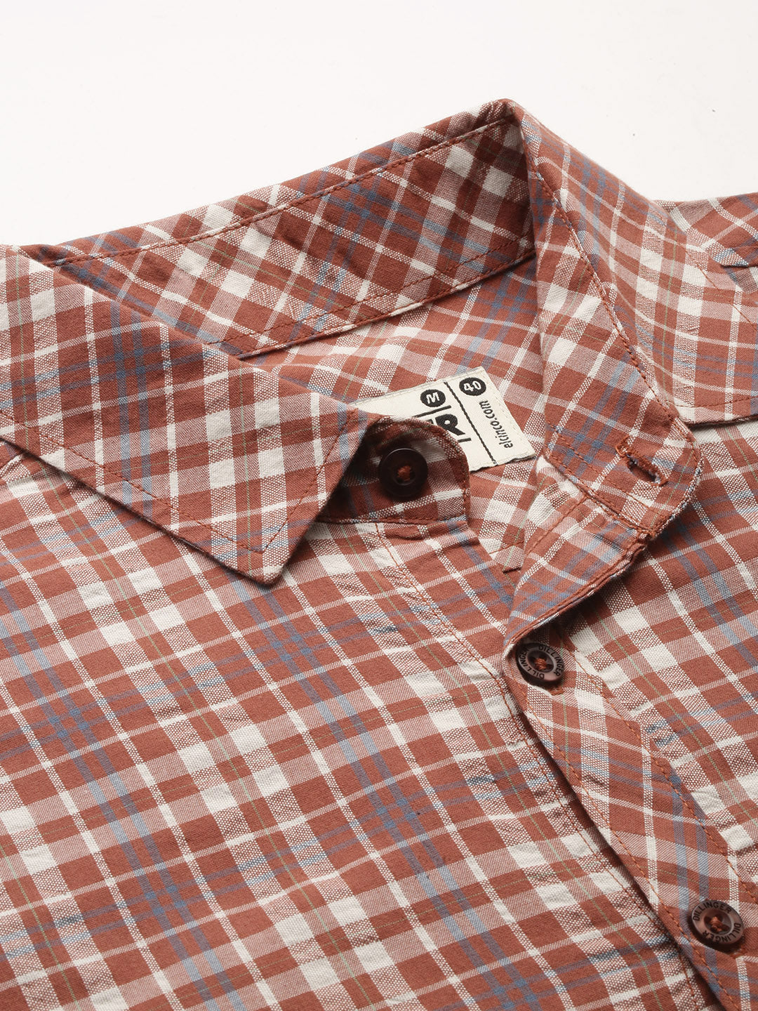 Men Checked Full Sleeve Shirt With Pocket
