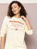 Womens Full Sleeve Round Neck Printed Oversized Fit Tshirts