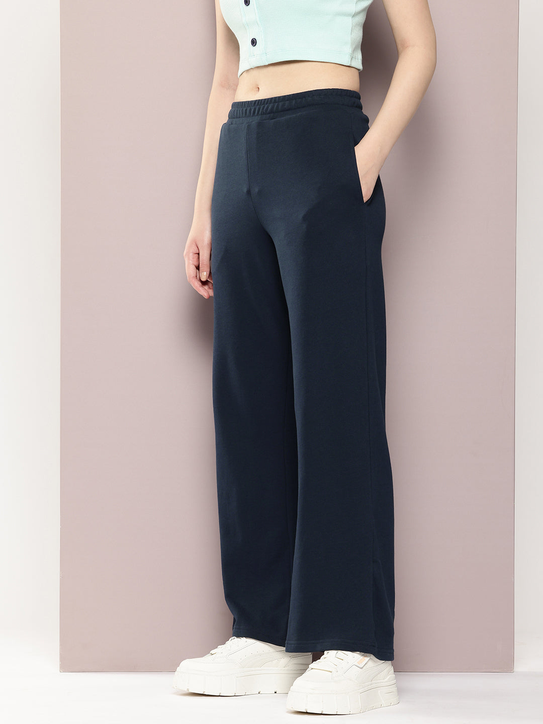 Women Ultra Soft Drapey Cotton Extra Baggy Korean Pant