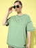 Womens Half Sleeve Drop Shoulder Plain Oversized Fit T-Shirts