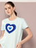 Womens Short Sleeve Embroidery Boxy Regular Fit Tshirt