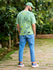Mens Half Sleeve Drop Shoulder Printed Oversized Fit T-Shirts