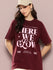 Womens Half Sleeve Round Neck Printed Oversized Fit Tshirts