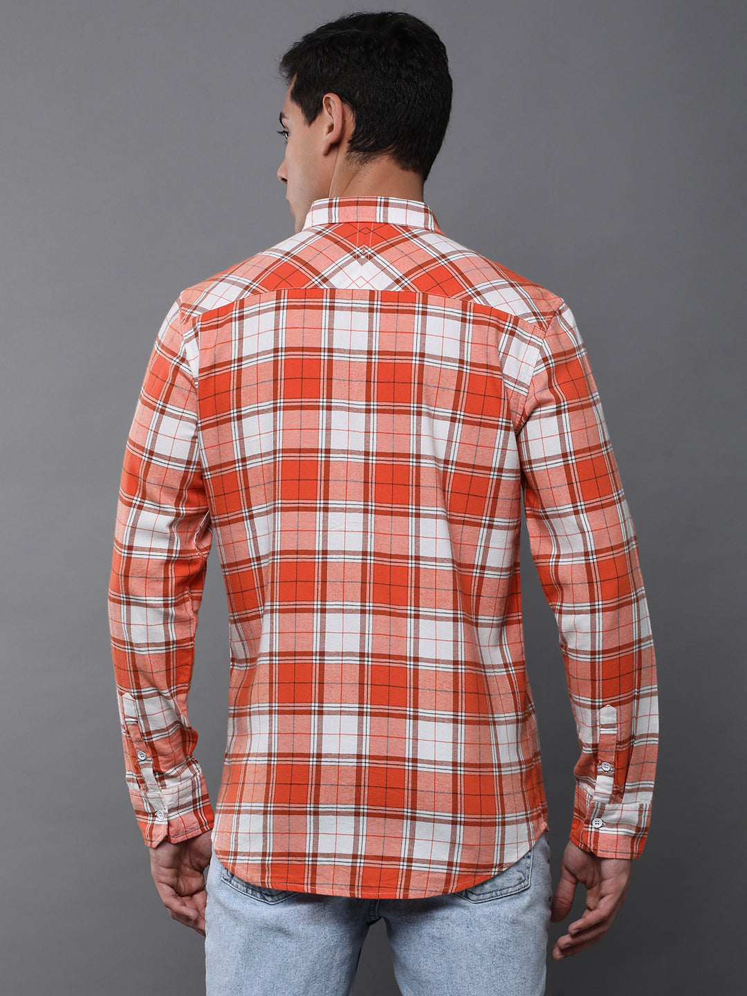 Men Checked Full Sleeve Casual Shirt