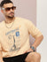 Mens Half Sleeve Round Neck Printed Oversized Fit Tshirts