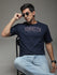 Mens Half Sleeve Round Neck Embroidered Oversized Fit Tshirts
