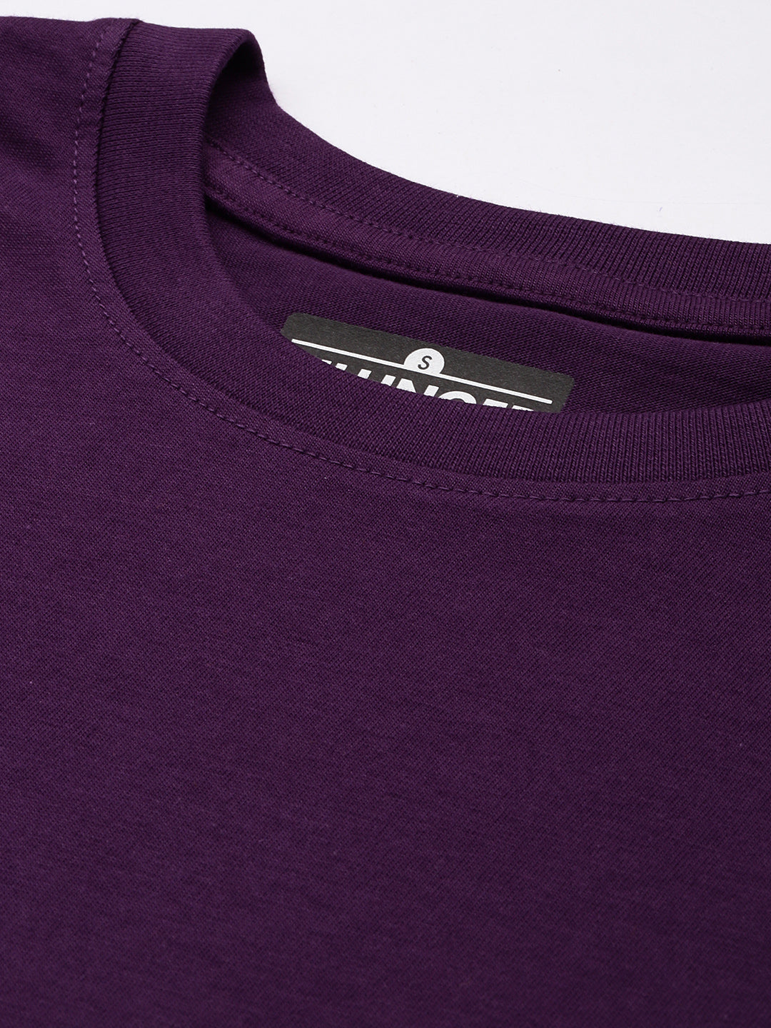 Womens Half Sleeve Round Neck Solid Regular Fit Tshirts