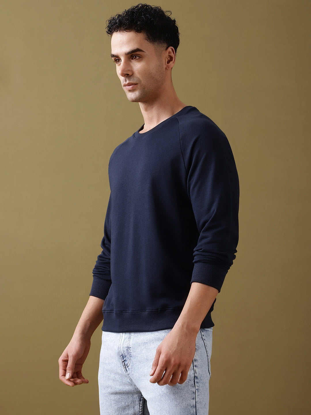 Mens Full Sleeve Round Neck Regular Fit T-Shirts