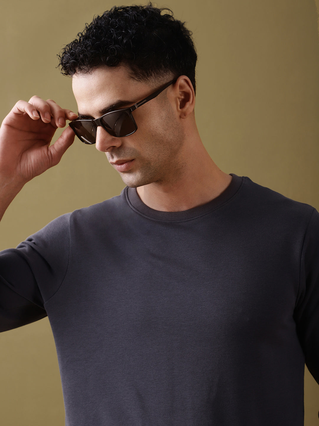 Mens Full Sleeve Round Neck Regular Fit T-Shirts