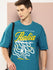 Mens Half Sleeve Drop Shoulder Printed Oversized Fit T-Shirts
