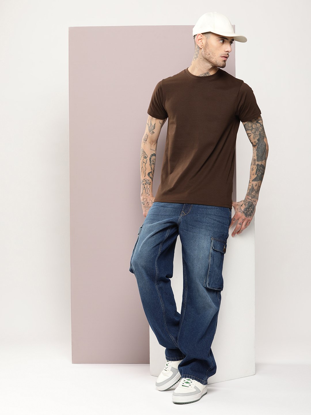 Mens Half Sleeve Round Neck Regular Fit T-Shirts