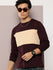 Mens Full Sleeve Round Neck Embellished Regular Fit Tshirts
