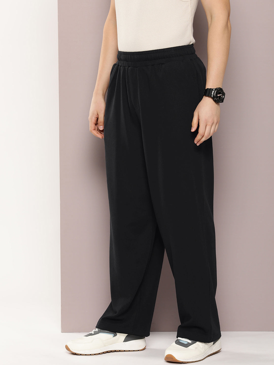 Men Super Soft Cotton Extra Baggy Korean Pant