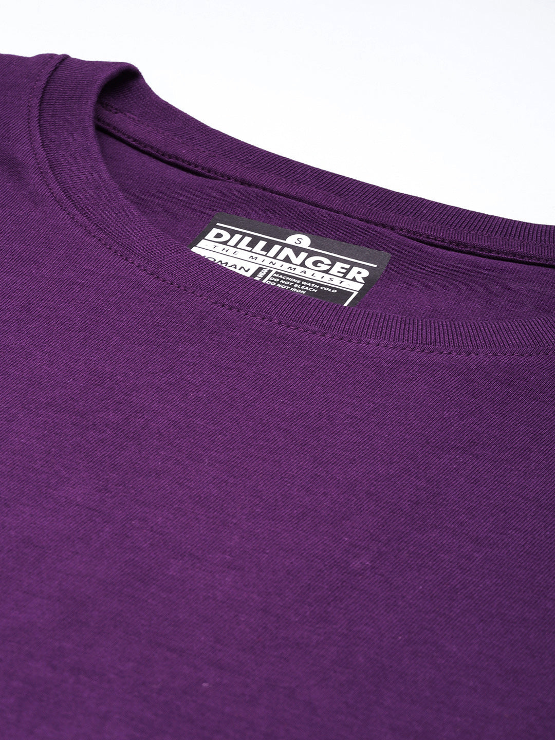 Womens Full Sleeve Round Neck Solid Regular Fit Tshirts