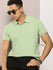 Mens Half Sleeve Polo Neck Solid Regular Fit Tshirts