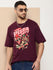 Mens Half Sleeve Round Neck Printed Oversized Fit Tshirts