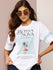 Womens Short Sleeve Printed Oversized Fit Tshirt