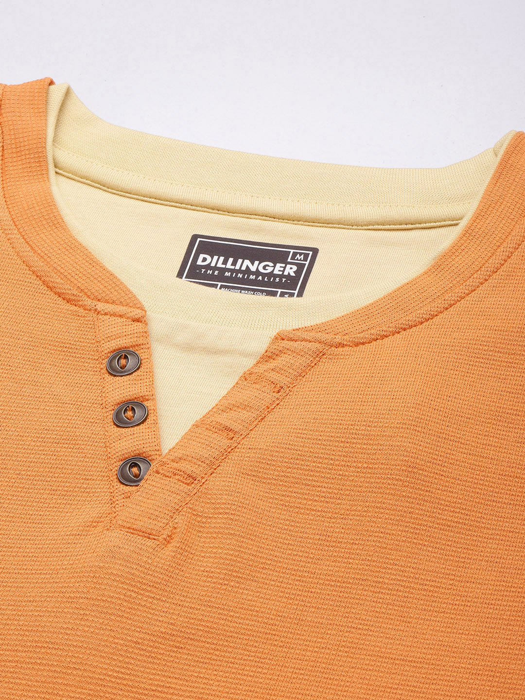 Mens Full Sleeve V-Neck Solid Regular Fit Tshirts