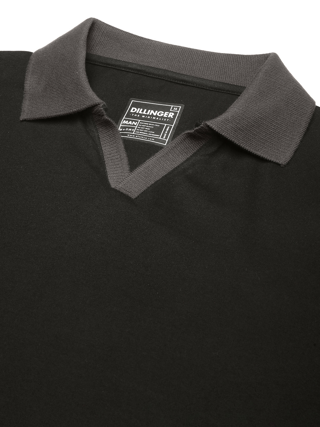 Mens Half Sleeve Polo Neck Solid Regular Fit Tshirts