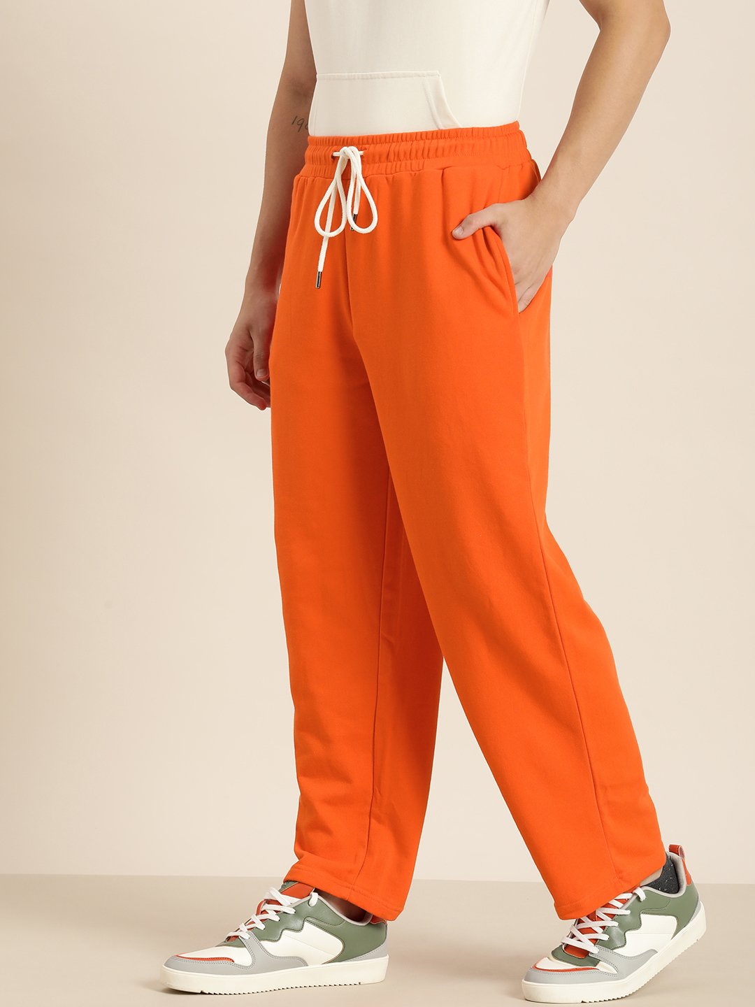 Men Lightweight Relaxed Fit Baggy Korean Pant
