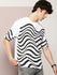 Mens Half Sleeve Round Neck All-Over Printed Oversized Fit Tshirts