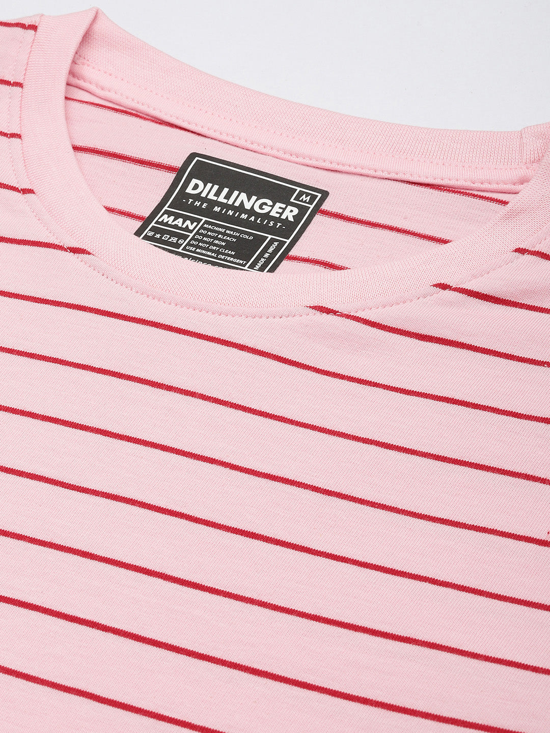 Mens Full Sleeve Round Neck Striped Regular Fit Tshirts