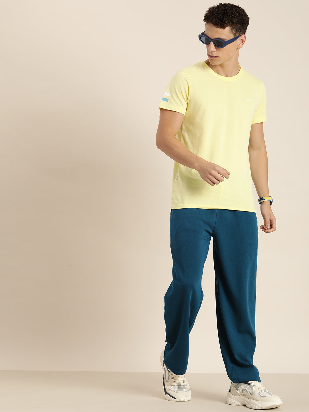 Men Lightweight Relaxed Fit Baggy Korean Pant