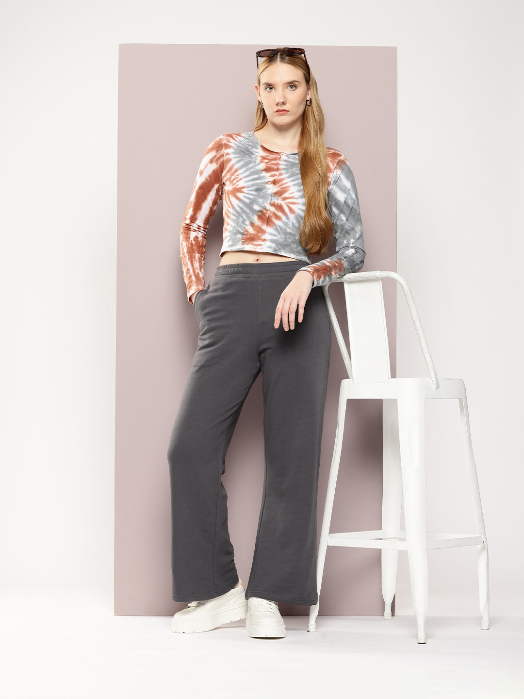 Women Ultra Soft Drapey Cotton Extra Baggy Korean Pant
