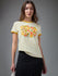 Womens Embroidery Round Neck Regular Fit Tshirt