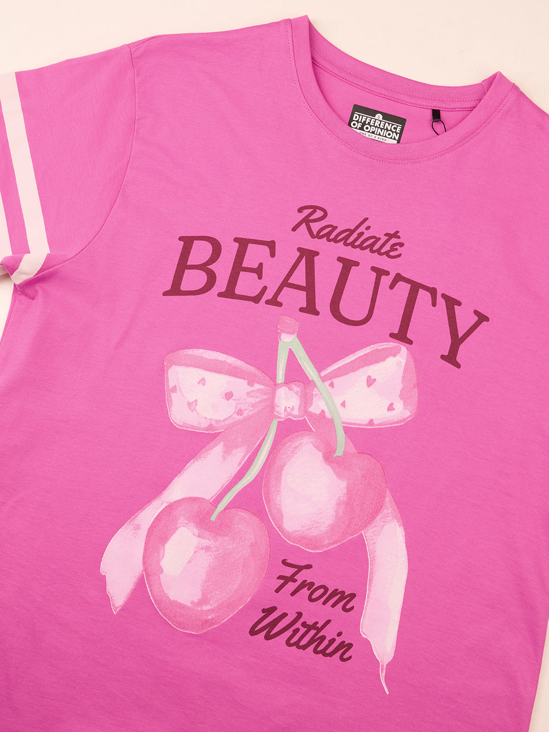 Womens Printed Oversized Cotton T-Shirt