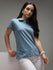Womens Half Sleeve Polo Neck Solid Regular Fit Tshirts