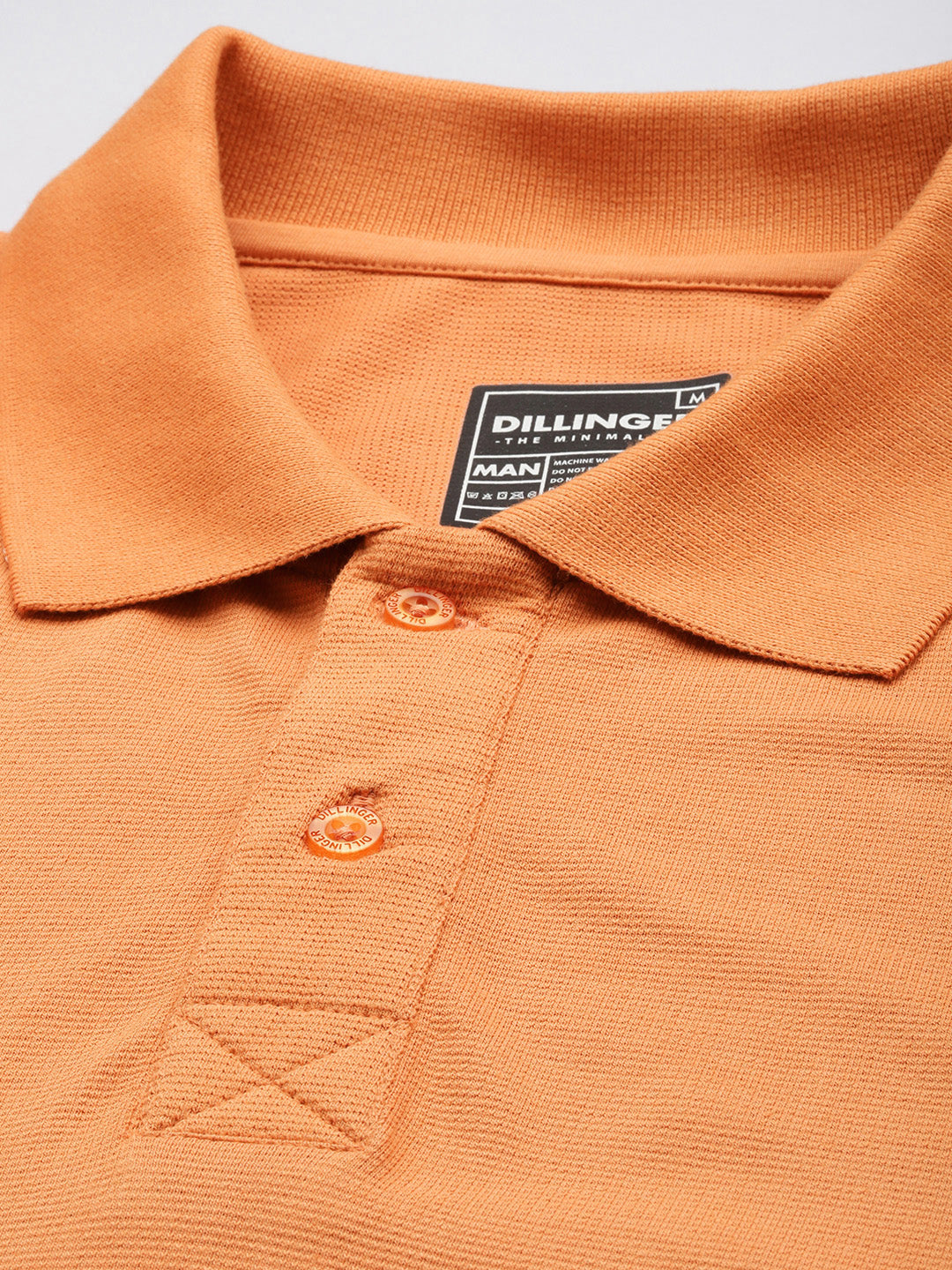Mens Full Sleeve Polo Neck Solid Oversized Fit Tshirts