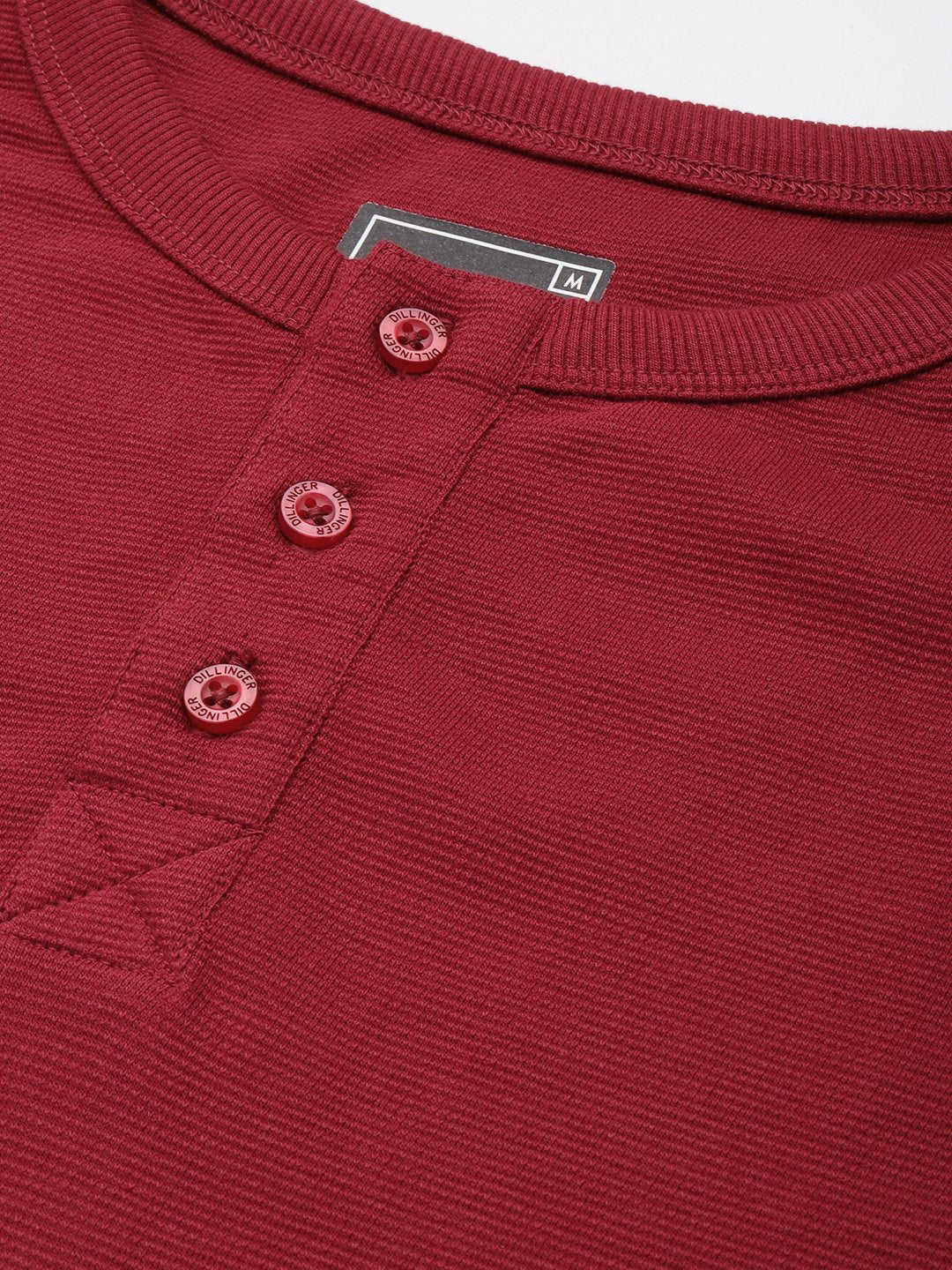 Mens Half Sleeve Henley Neck Regular Fit T-Shirts