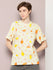 Womens Half Sleeve Round Neck All-Over Printed Oversized Fit Tshirts