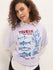 Womens Half Sleeve Round Neck Printed Oversized Fit Tshirts